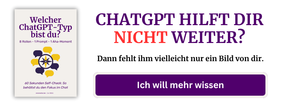 ChatGPT hilft dir nicht weiter?