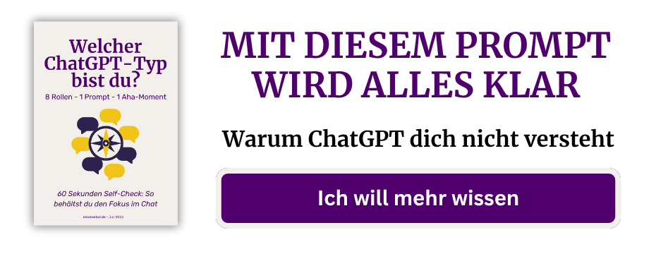 Mit diesem Prompt wird alles klar