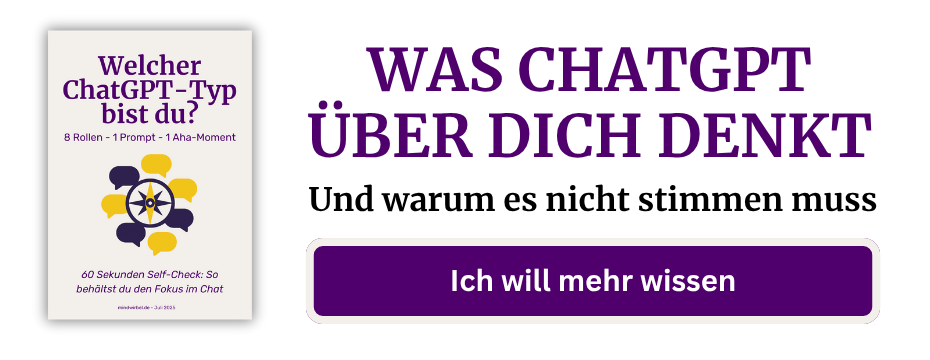 Was ChatGPT über dich denkt