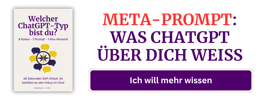Meta-Prompt: Was ChatGPT über dich weiß